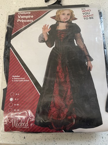 Deluxe vampire princess girls - vampire,