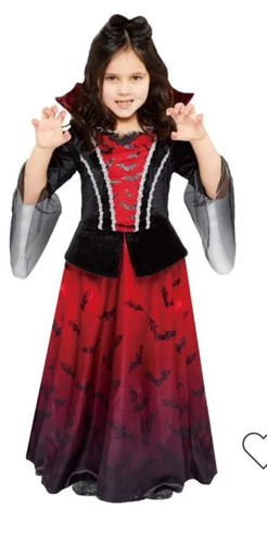 Girls vampire halloween dress - girls,