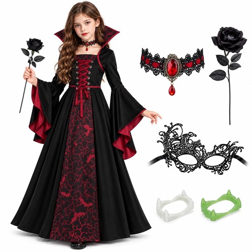 Vampire costume kids - vampire, girls